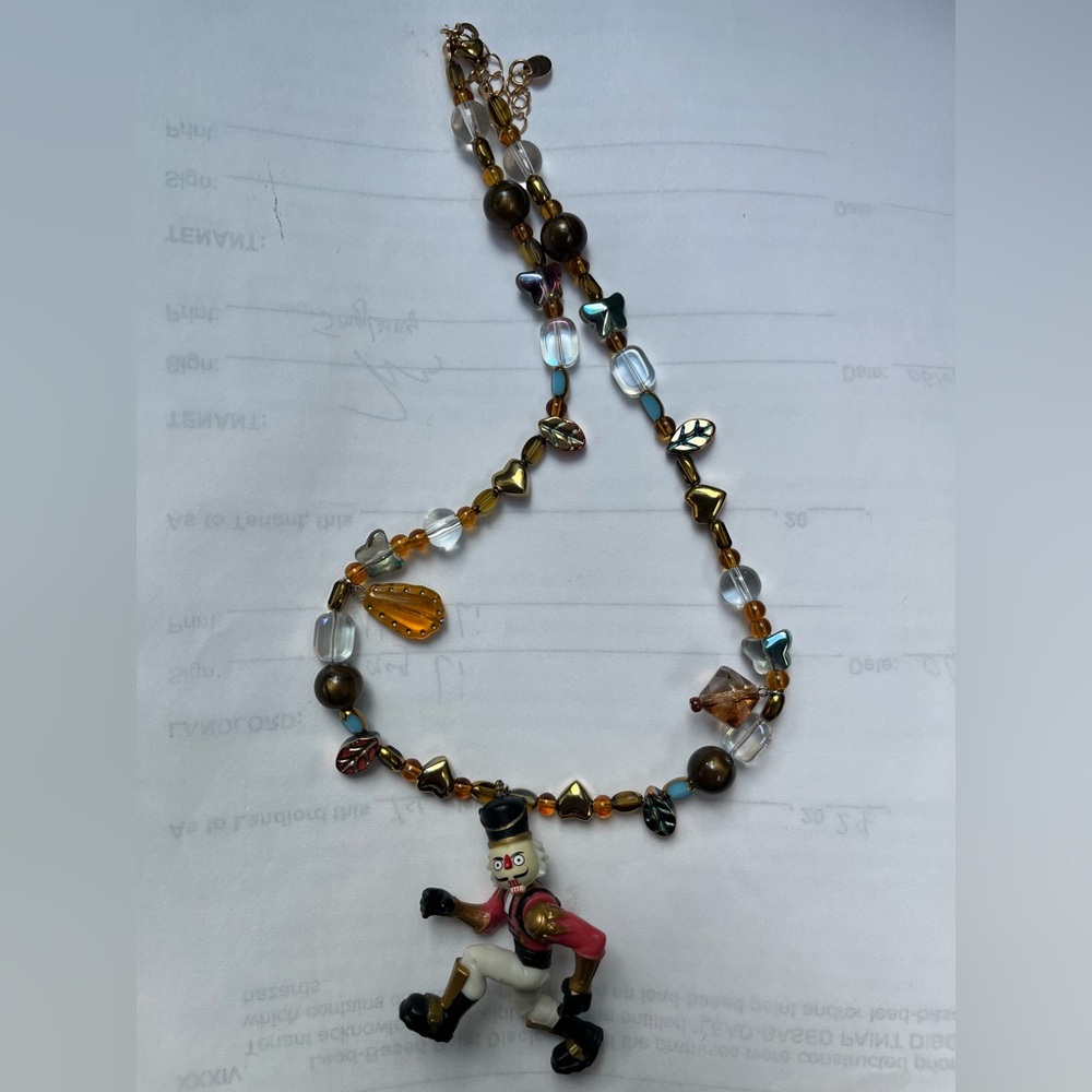 Handmade Nutcracker necklace